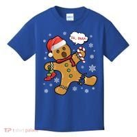 Gingerbread Cookie Santa Hat Oh Snap Funny Christmas Gift Kids T-Shirt thumb 0
