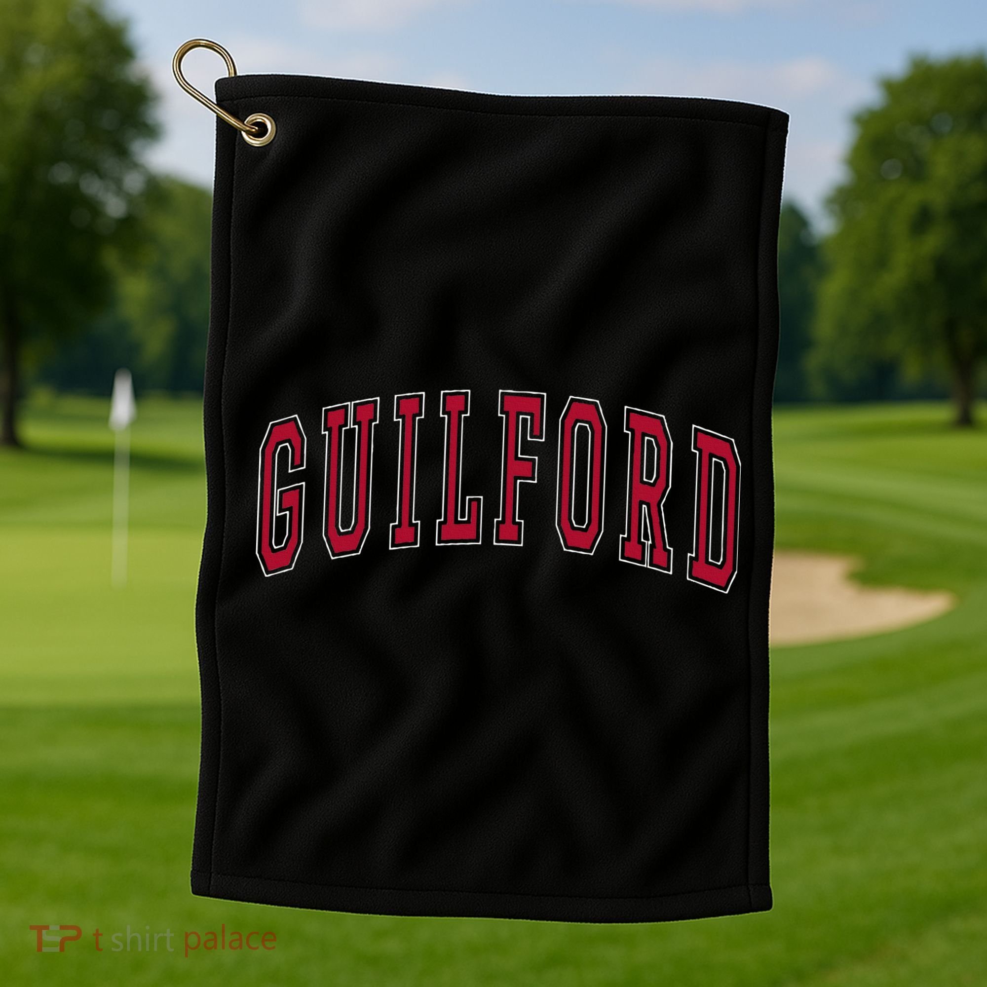 Guilford Connecticut Souvenir College Golf Towel