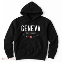 Geneva Coordinates Switzerland Flag Hoodie thumb 0