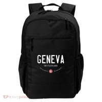 Geneva Coordinates Switzerland Flag Backpack thumb 0