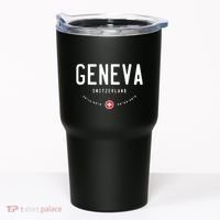 Geneva Coordinates Switzerland Flag Tumbler thumb 0