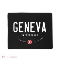 Geneva Coordinates Switzerland Flag Mousepad thumb 0