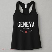 Geneva Coordinates Switzerland Flag Women's Tank Top thumb 3