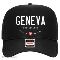 Geneva Coordinates Switzerland Flag Hat thumb 0