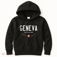 Geneva Coordinates Switzerland Flag Kids Hoodie thumb 0