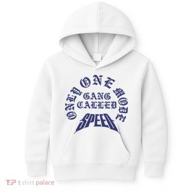 Gang Called Speed Only 1 Mode Kids Hoodie