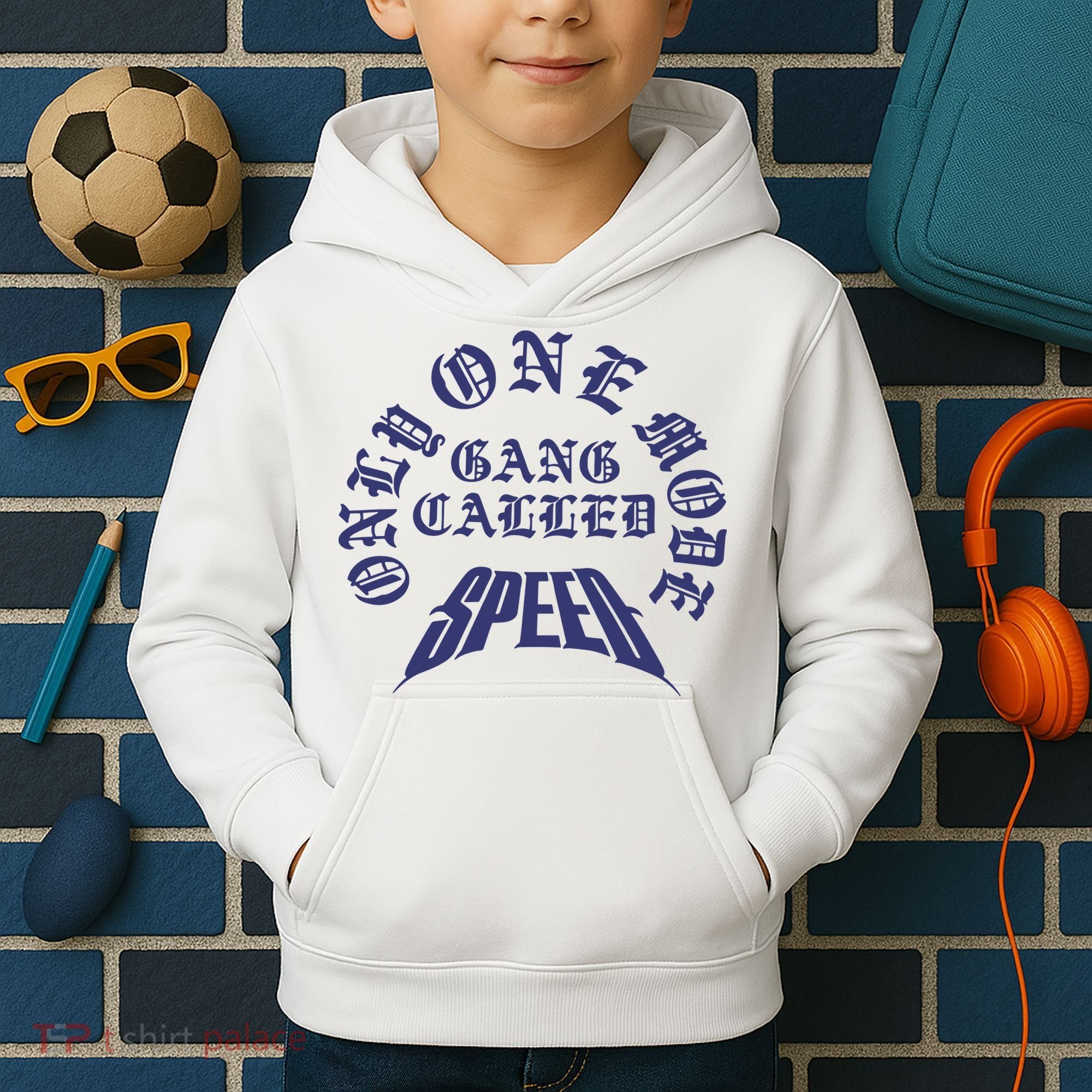 Gang Called Speed Only 1 Mode Kids Hoodie