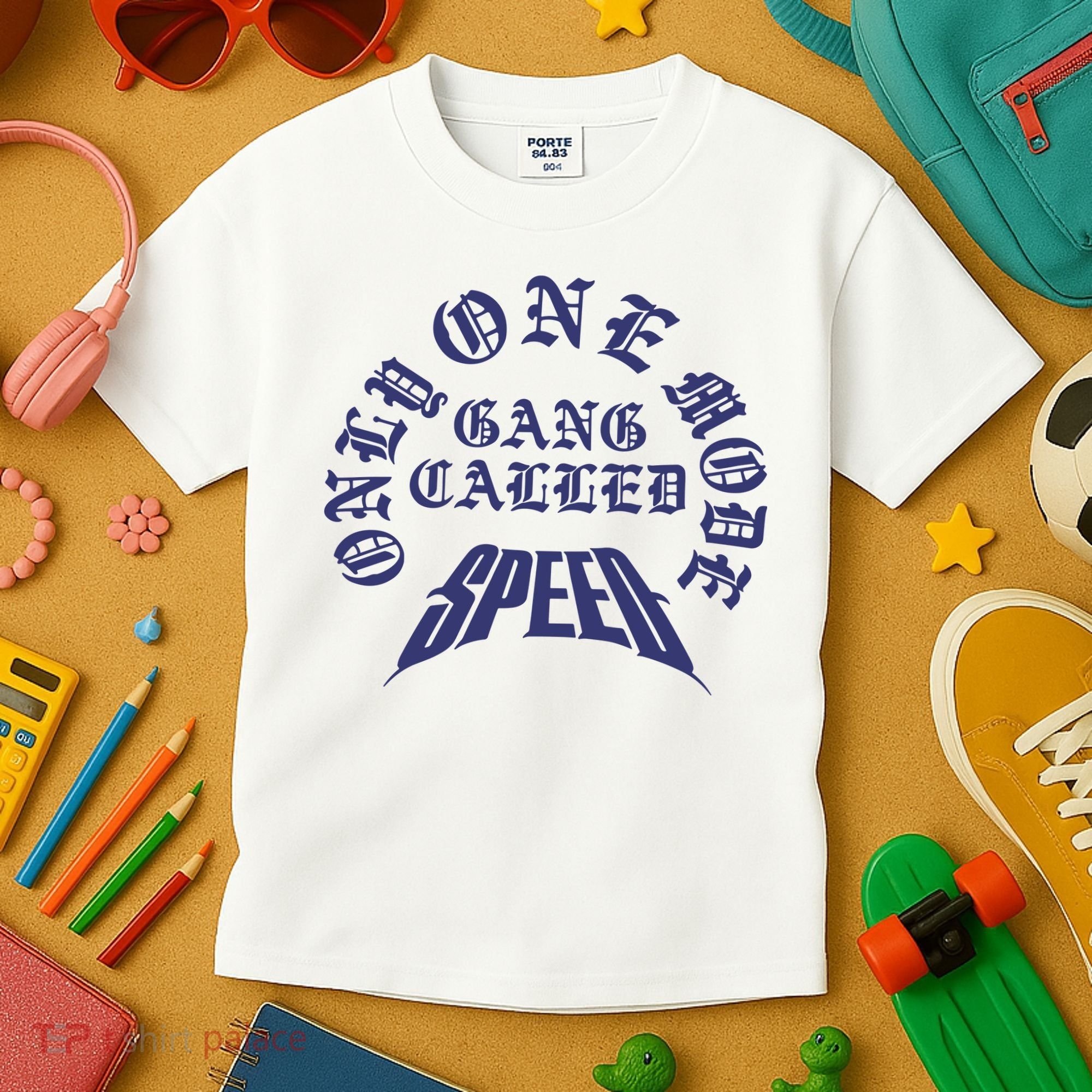 Gang Called Speed Only 1 Mode Kids T-Shirt