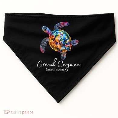Grand Cayman Souvenir USA-Made Doggie Bandana