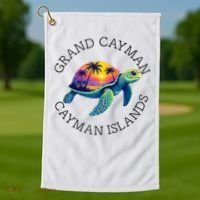 Grand Cayman Souvenirs Cayman Islands Reminder Golf Towel thumb 1