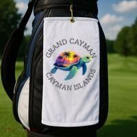 Grand Cayman Souvenirs Cayman Islands Reminder Golf Towel thumb 2