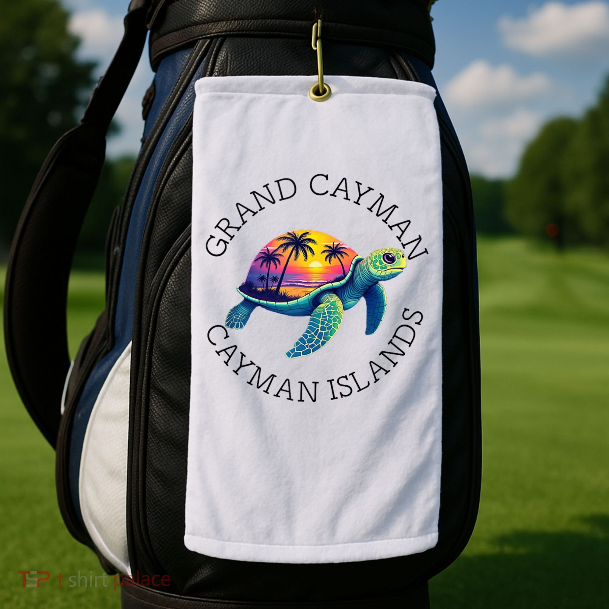 Grand Cayman Souvenirs Cayman Islands Reminder Golf Towel