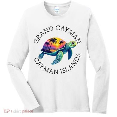 Grand Cayman Souvenirs Cayman Islands Reminder Women's Long Sleeve Shirt