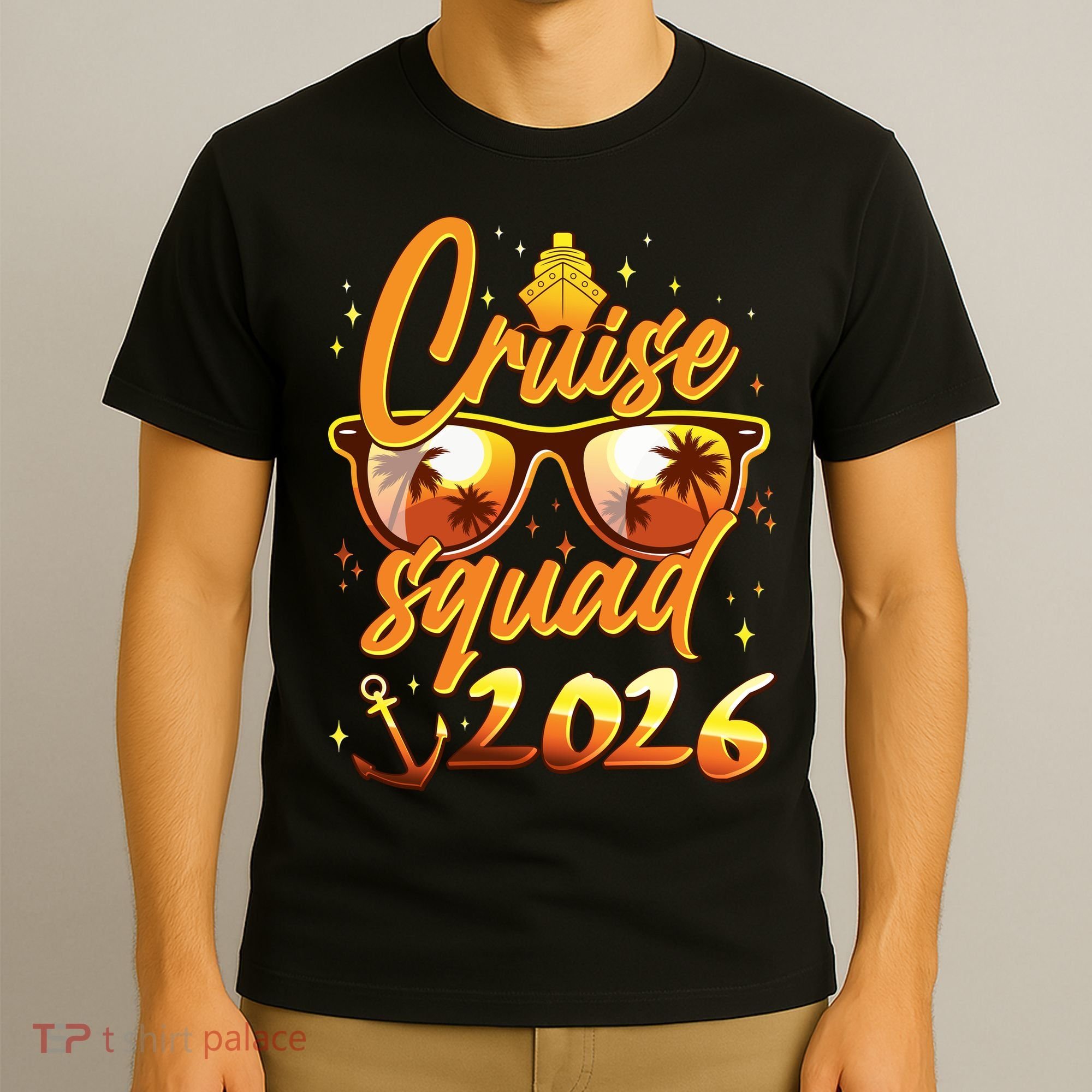Gold Cruise Squad 2026  T-Shirt
