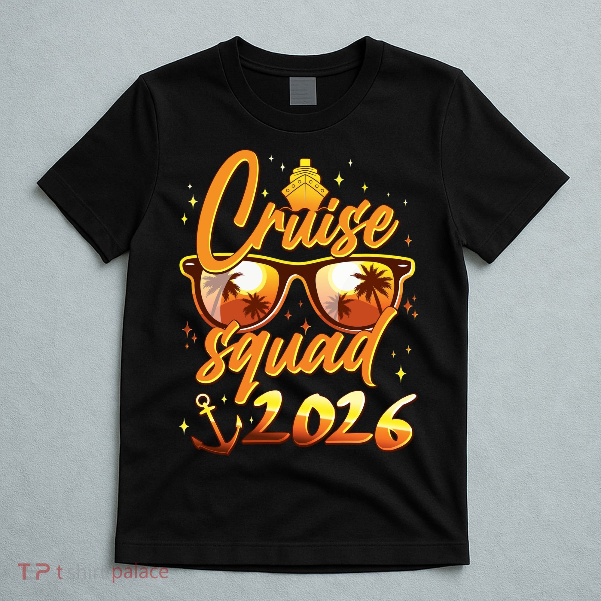 Gold Cruise Squad 2026  T-Shirt