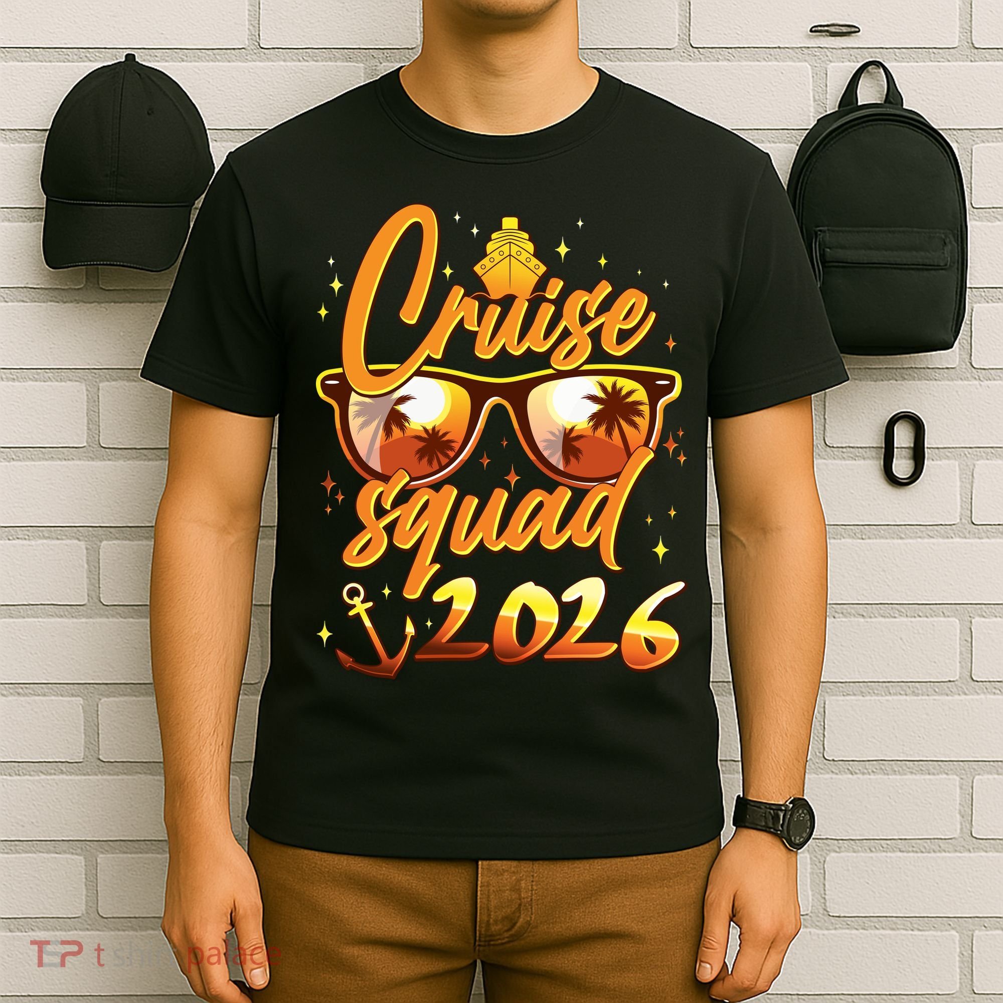 Gold Cruise Squad 2026  T-Shirt