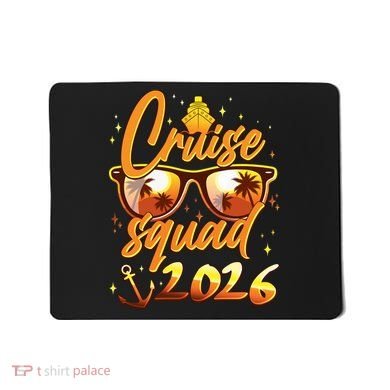 Gold Cruise Squad 2026  Mousepad