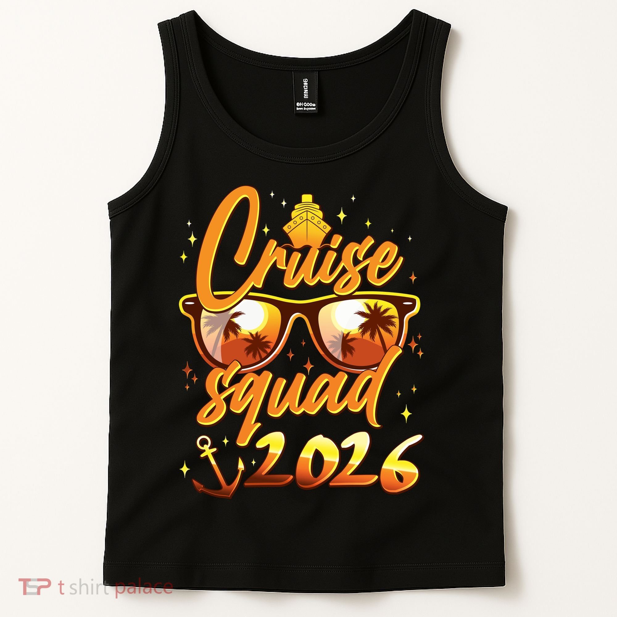 Gold Cruise Squad 2026  Tank Top