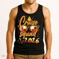 Gold Cruise Squad 2026  Tank Top thumb 3