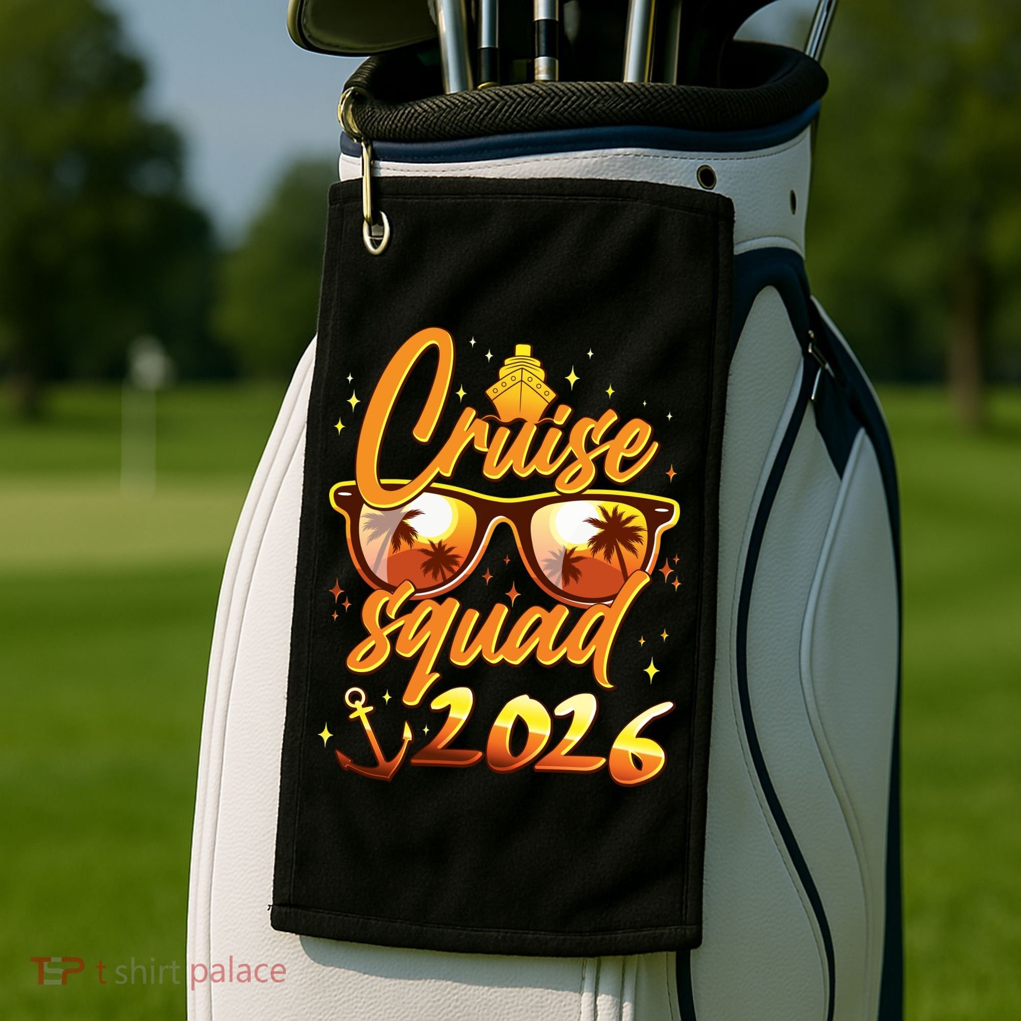 Gold Cruise Squad 2026  Golf Towel