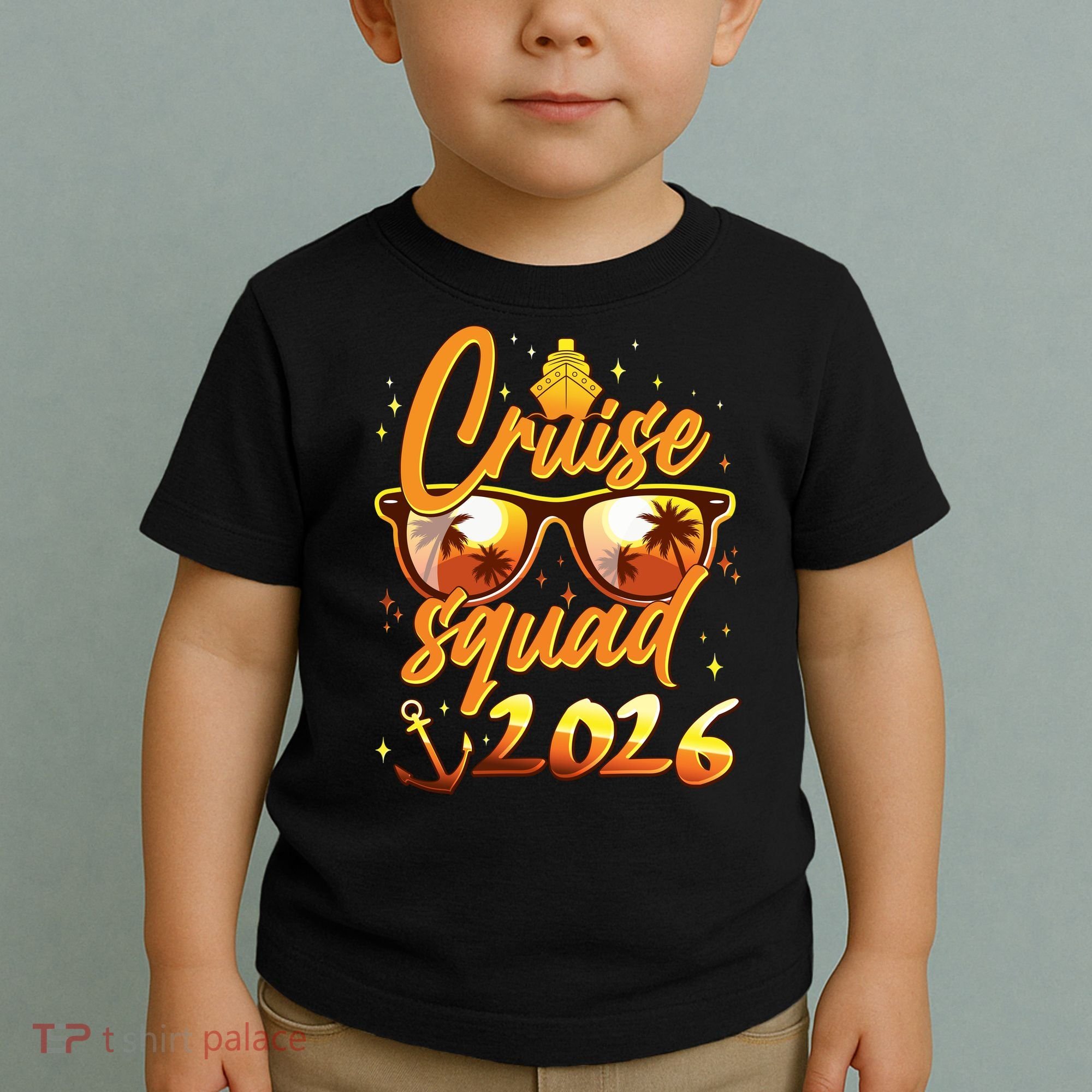 Gold Cruise Squad 2026  Toddler T-Shirt