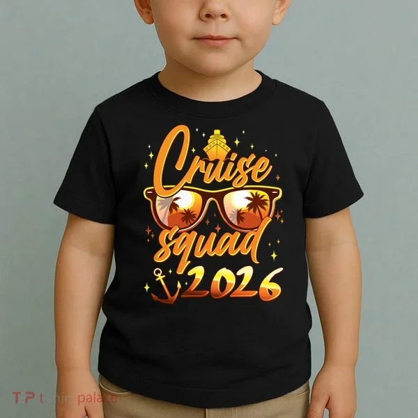 Gold Cruise Squad 2026  Toddler T-Shirt