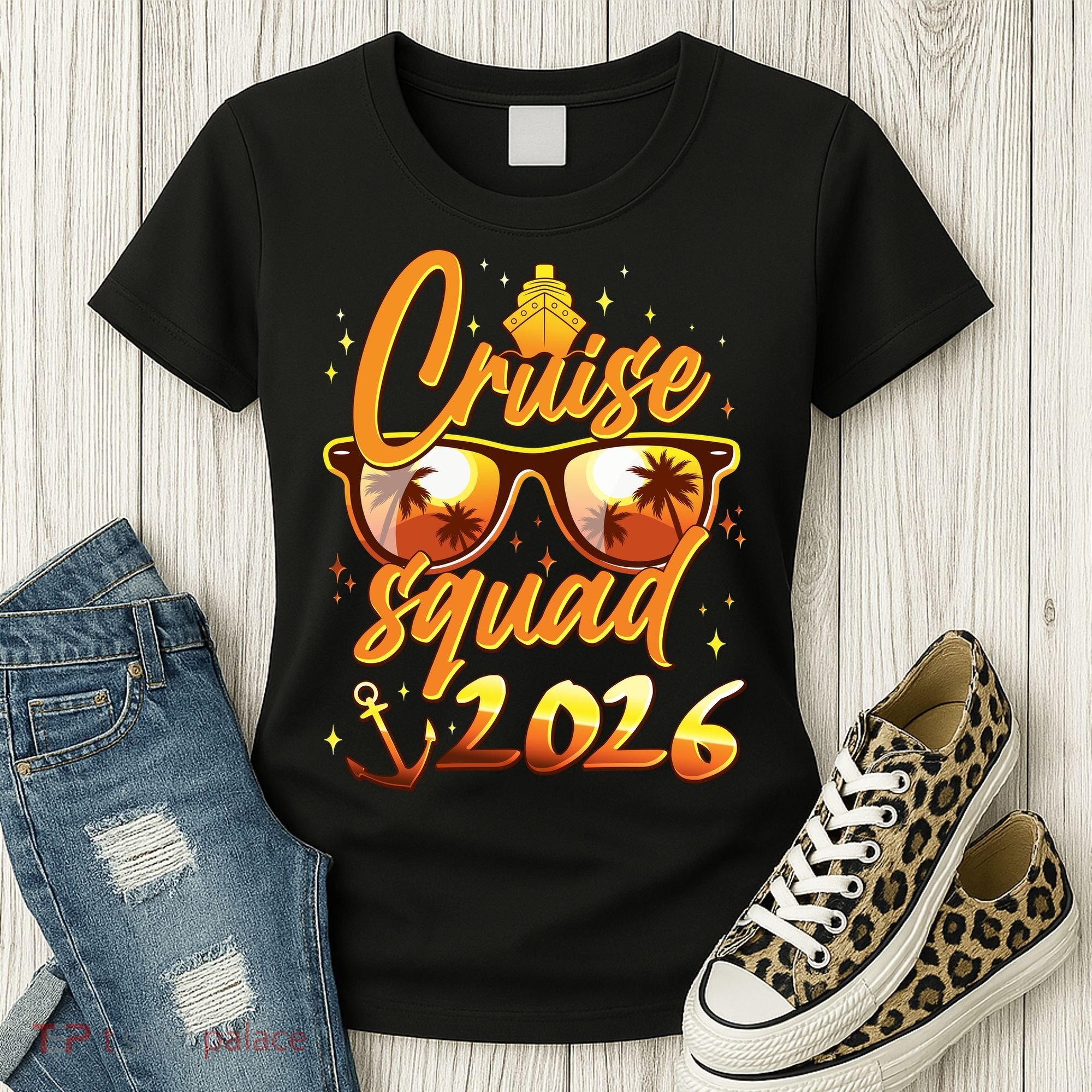 Gold Cruise Squad 2026  Women's T-Shirt