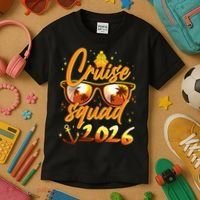 Gold Cruise Squad 2026  Kids T-Shirt thumb 3