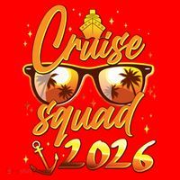Gold Cruise Squad 2026  Santa Hat thumb 1