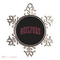 Guilford Connecticut Souvenir College Style Red Text Ornament thumb 0