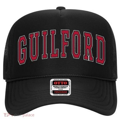 Guilford Connecticut Souvenir College Style Red Text Hat