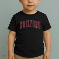 Guilford Connecticut Souvenir College Style Red Text Toddler T-Shirt thumb 2
