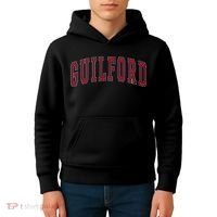 Guilford Connecticut Souvenir College Style Red Text Kids Hoodie thumb 4