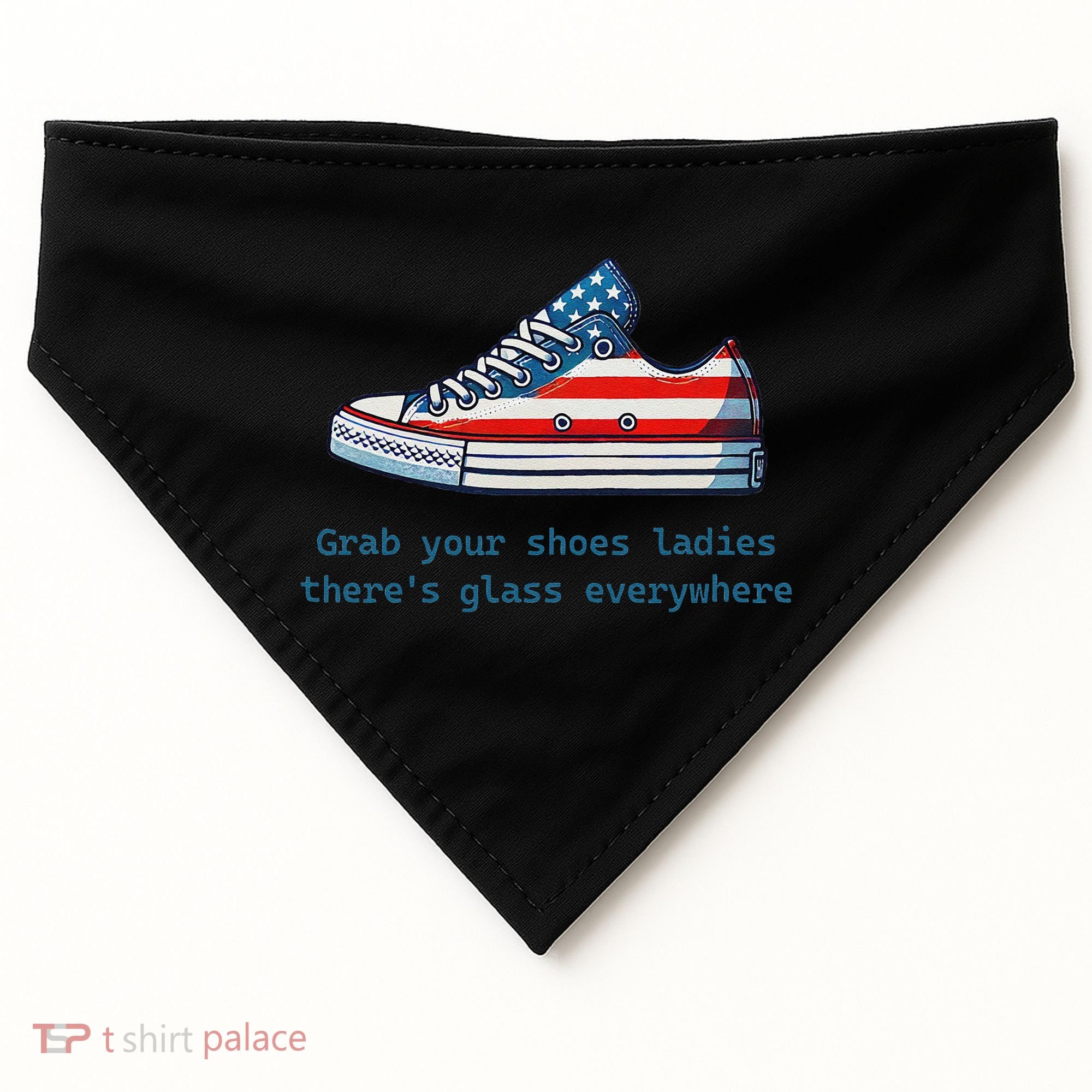 Glass Ceiling Shoe First Woman President Kamala Harris USA-Made Doggie Bandana