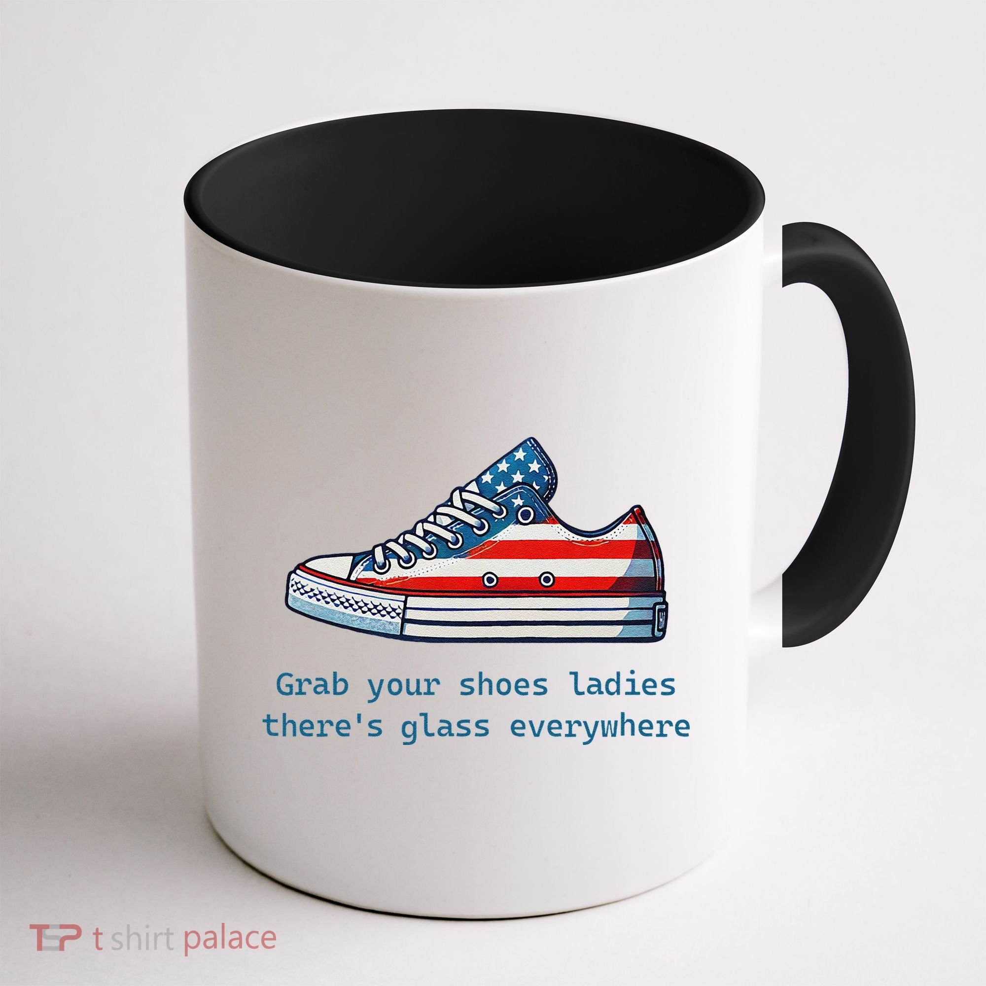 Glass Ceiling Shoe First Woman President Kamala Harris Coffee Mug