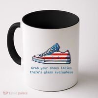 Glass Ceiling Shoe First Woman President Kamala Harris Coffee Mug thumb 0