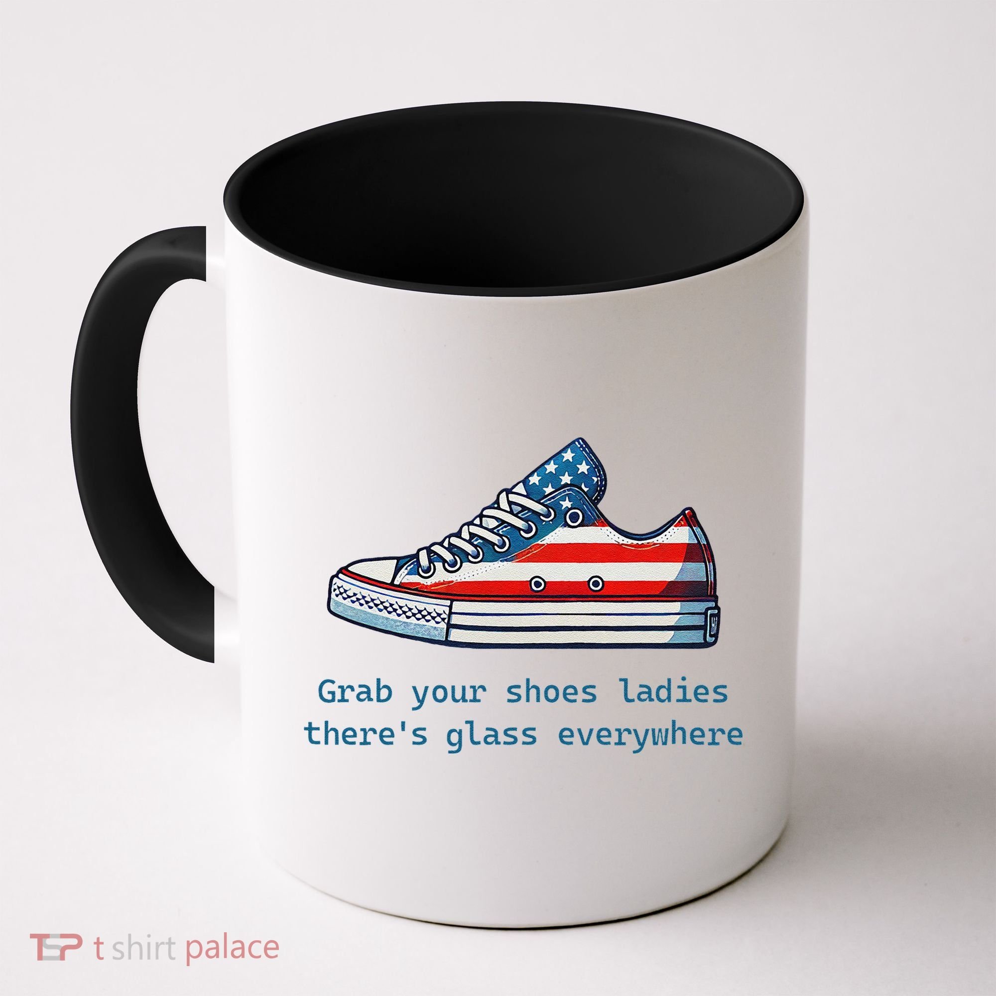 Glass Ceiling Shoe First Woman President Kamala Harris Coffee Mug