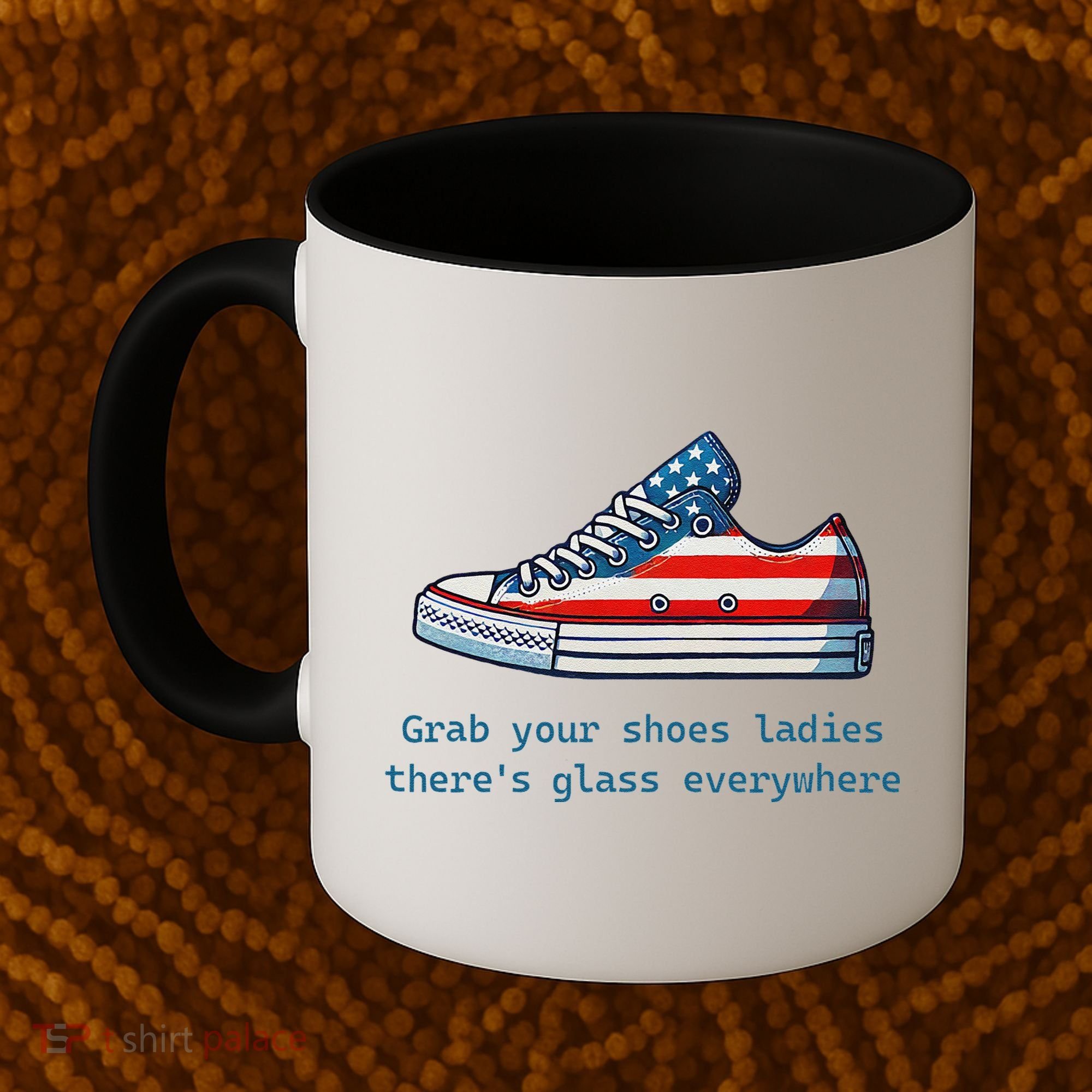 Glass Ceiling Shoe First Woman President Kamala Harris Coffee Mug