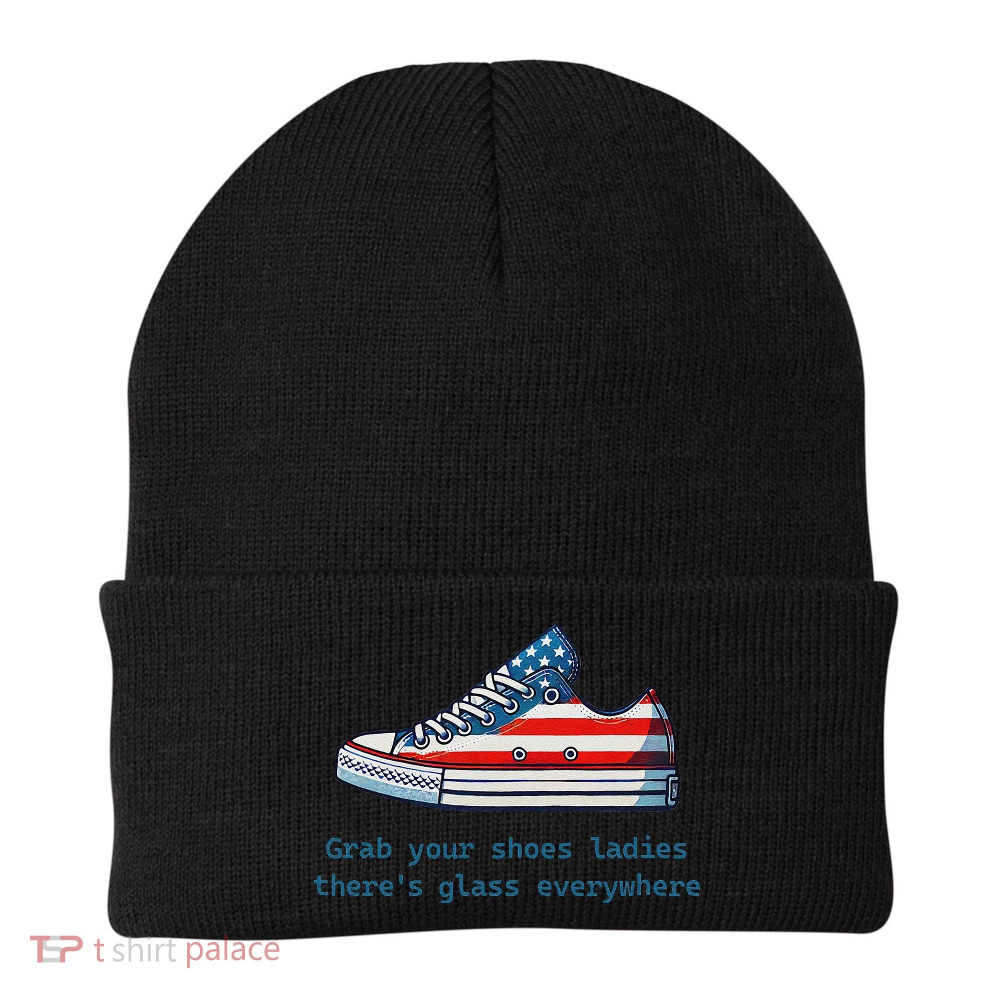 Glass Ceiling Shoe First Woman President Kamala Harris Beanie