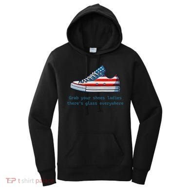 Glass Ceiling Shoe First Woman President Kamala Harris Women's Hoodie