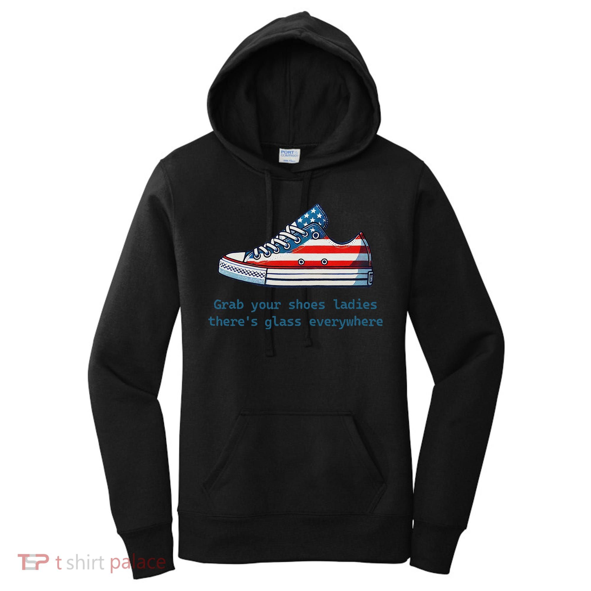 Glass Ceiling Shoe First Woman President Kamala Harris Women's Hoodie