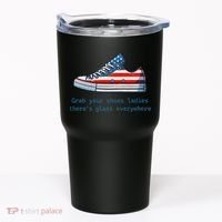 Glass Ceiling Shoe First Woman President Kamala Harris Tumbler thumb 0