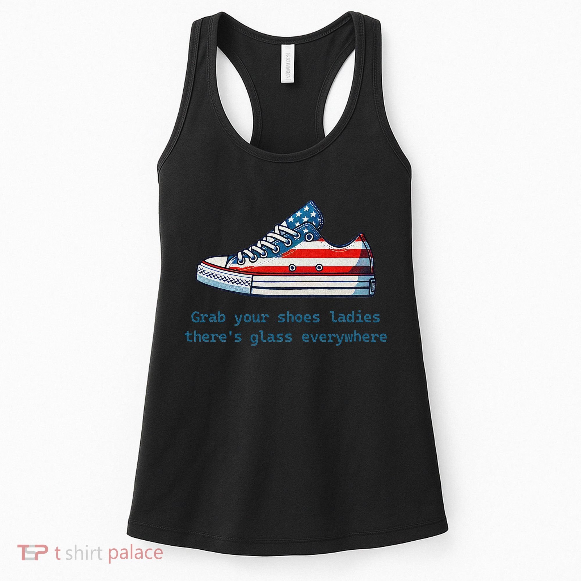 Glass Ceiling Shoe First Woman President Kamala Harris Women's Tank Top