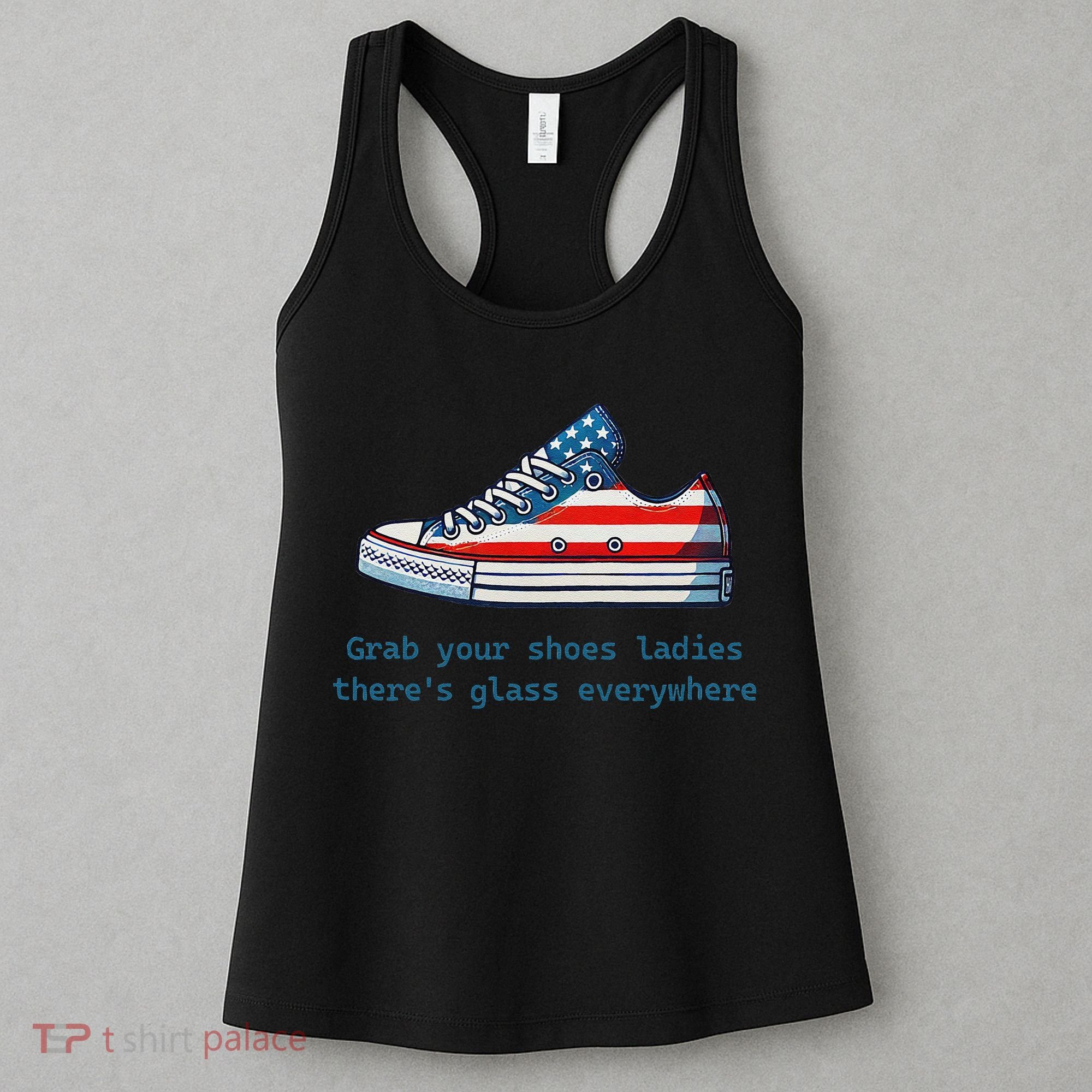 Glass Ceiling Shoe First Woman President Kamala Harris Women's Tank Top