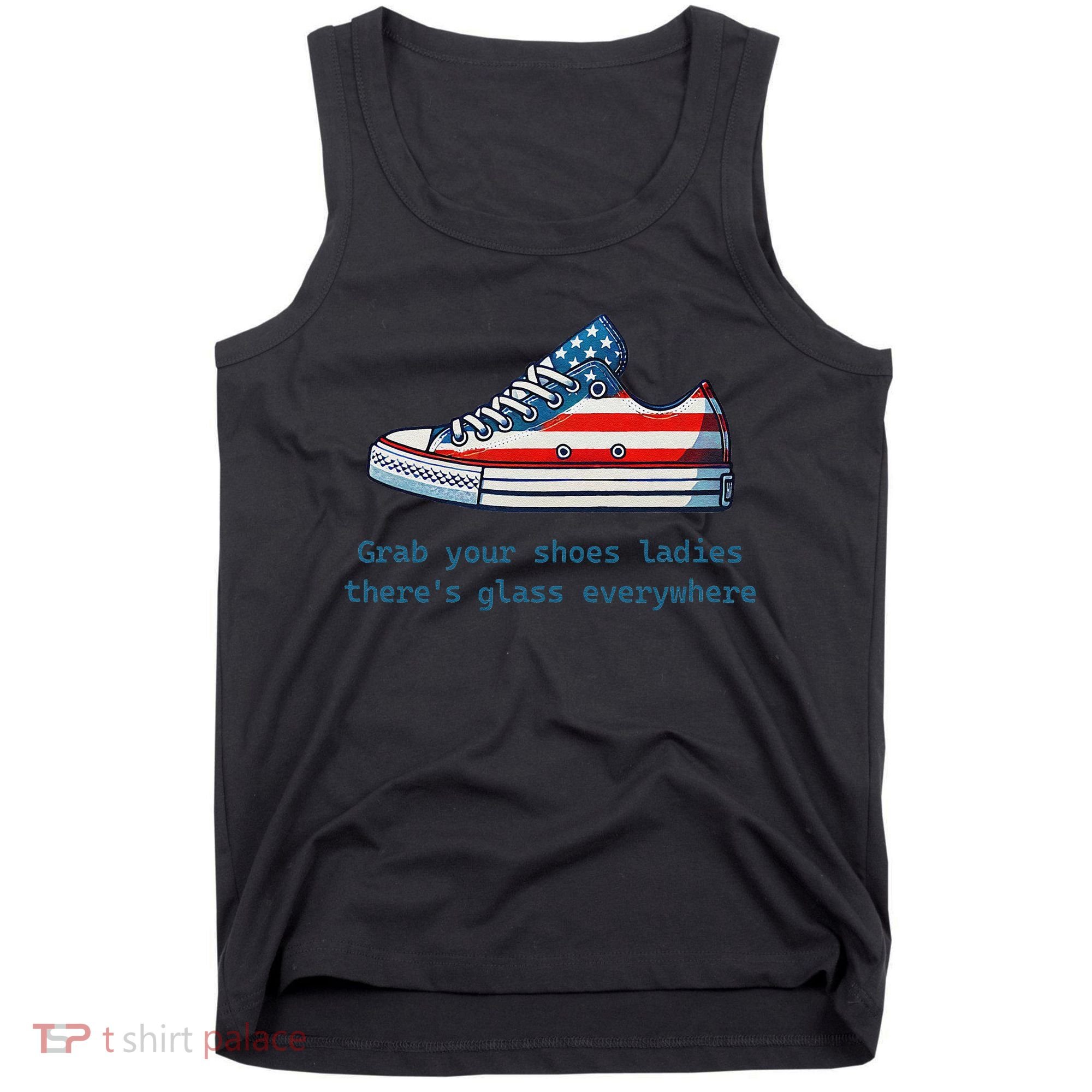 Glass Ceiling Shoe First Woman President Kamala Harris Tank Top