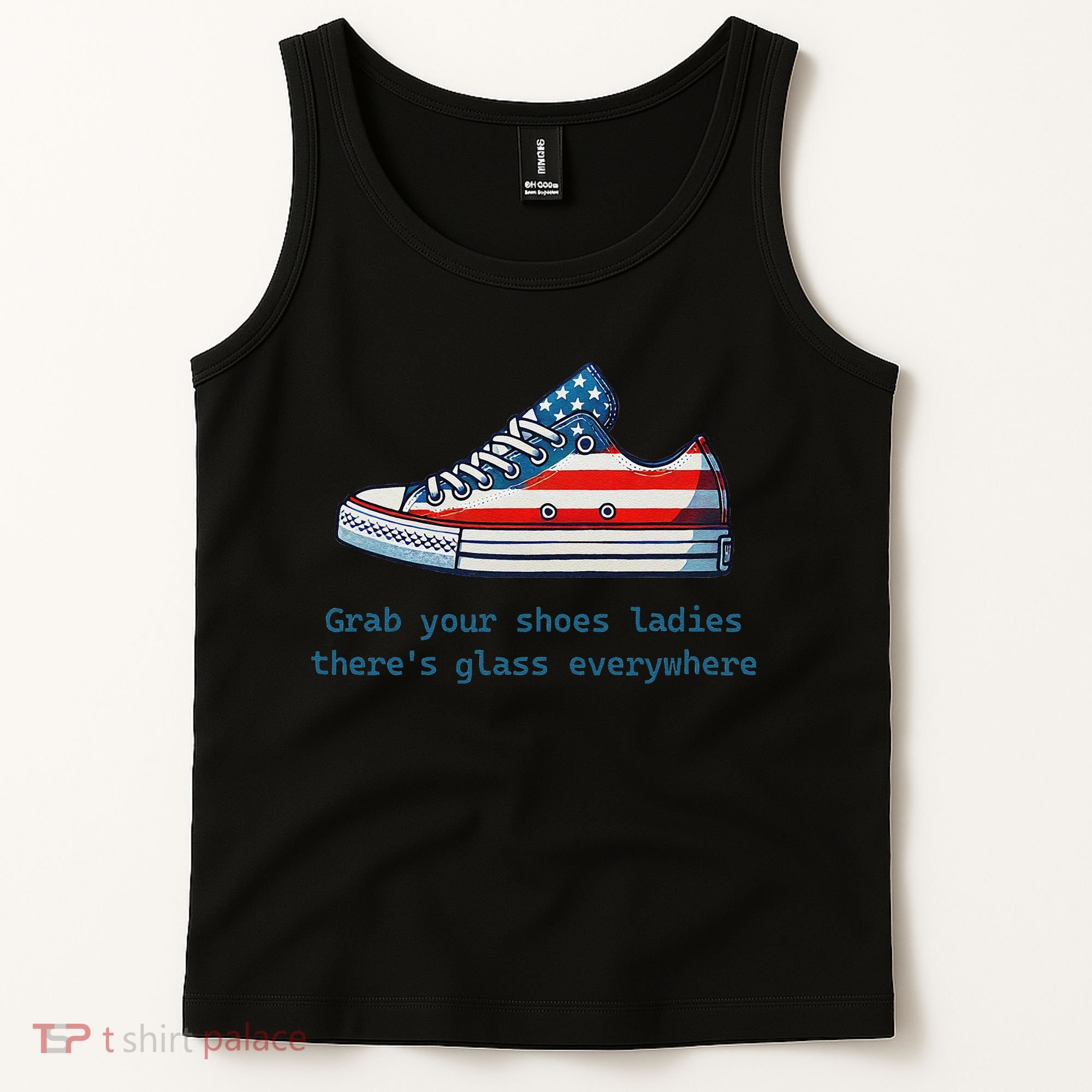 Glass Ceiling Shoe First Woman President Kamala Harris Tank Top
