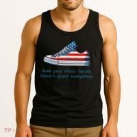 Glass Ceiling Shoe First Woman President Kamala Harris Tank Top thumb 3