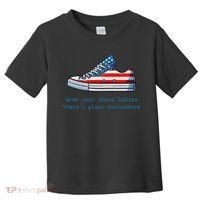 Glass Ceiling Shoe First Woman President Kamala Harris Toddler T-Shirt thumb 0
