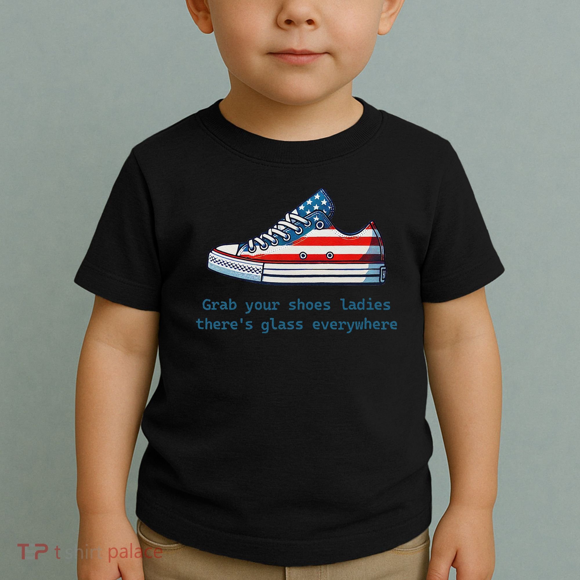Glass Ceiling Shoe First Woman President Kamala Harris Toddler T-Shirt