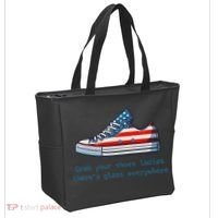 Glass Ceiling Shoe First Woman President Kamala Harris Tote Bag thumb 2